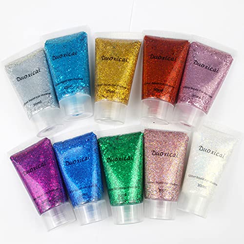 GL-Turelifes 30ml Sequins Chunky Glitter Liquid Eyeshadow Glitter Body Gel Fe...