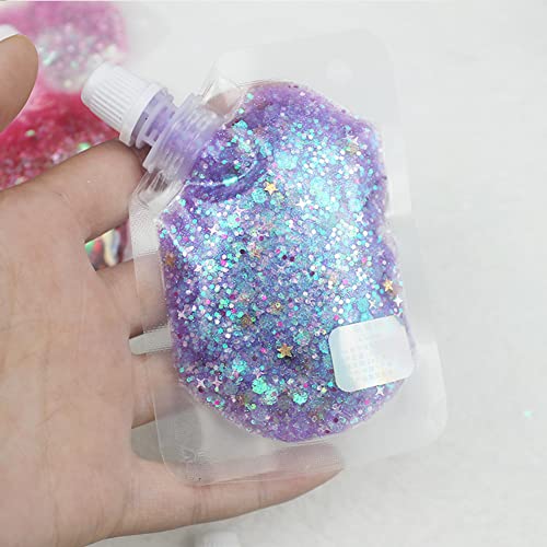 GL-Turelifes Body Glitter Gel, Easy to Apply&Remove 25g Mermaid Sequins Chunk...