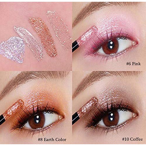 GL-Turelifes Diamond Glitter Liquid Eyeshadow & Eyeliner Pen Starry Sequins M...