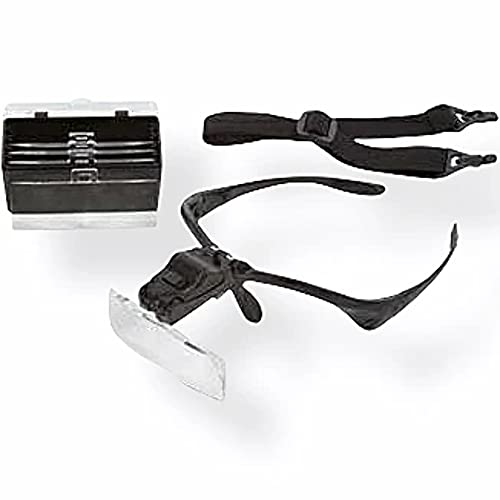 Sport Fit LED Magnifying Glasses for Eyelash Extensions, Esthetician and Beau...