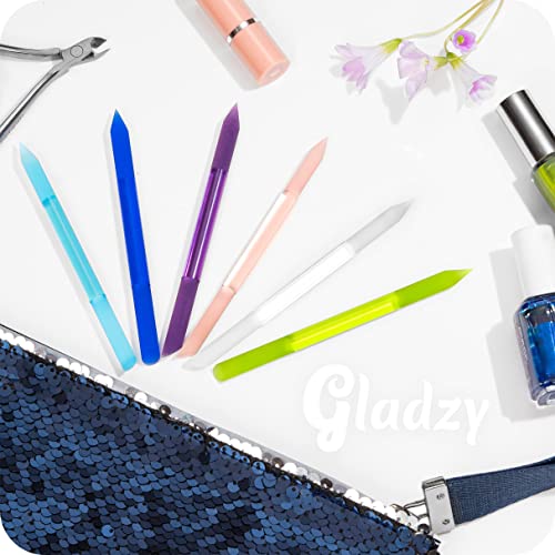 Glass Cuticle Pusher by GLADZY - Manicure Stick, Genuine Czech Quality, Profe...