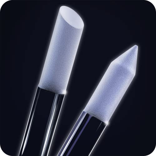 Glass Cuticle Pusher by GLADZY - Manicure Stick Professional Nail Care, Preci...