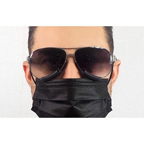 glagly Anti-Fog Lite Translucent Black Silicone Eyewear Accessory Prevent Gla...