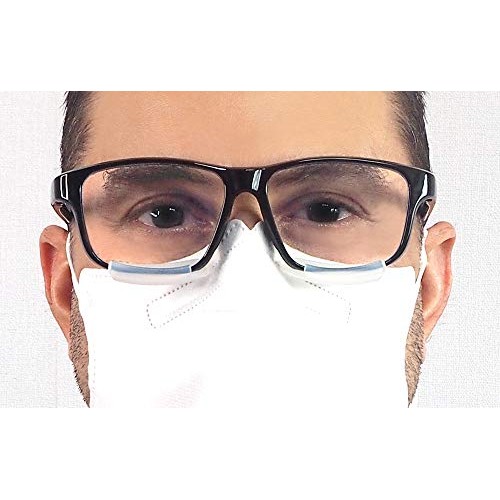 glagly Anti-Fog Lite Translucent White Silicone Eyewear Accessory Prevent Gla...