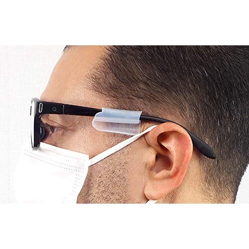 glagly Anti-Fog Lite Translucent White Silicone Eyewear Accessory Prevent Gla...