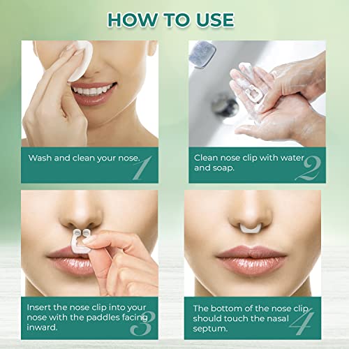 Glalove Anti Snoring Devices - Premium Anti Snoring Nose Clip, Instantly Redu...