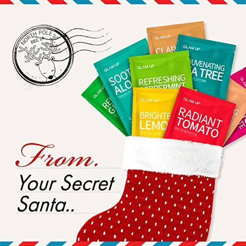 Sheet mask by Glam Up Facial Sheet Mask BTS 12 Combo (Pack of 12) - Face Mask...