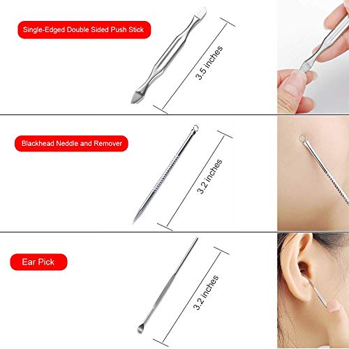 Glamne Manicure Pedicure Set Tools Professional Stainless Steel Nail Care Kit...