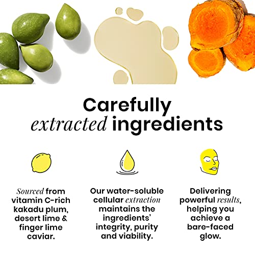 Gleamin Turmeric Vitamin C Clay Mask & Mask Brush - Clay Face Mask with Aloe ...