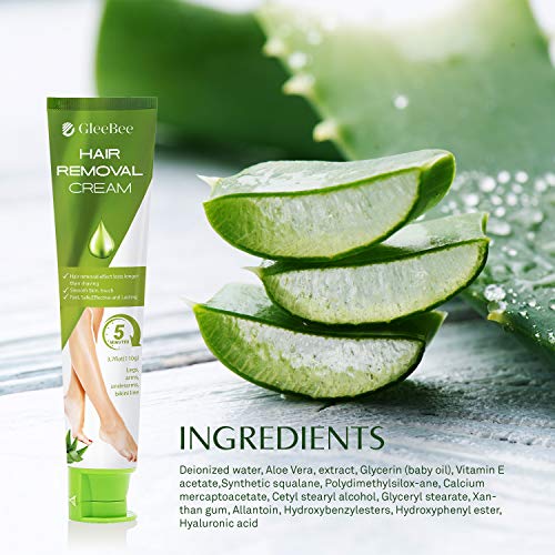 Hair Removal Cream-Skin Friendly Painless Flawless Hair Remover Cream for Wom...