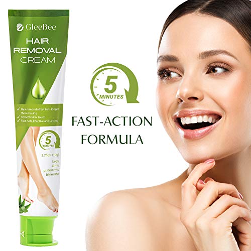 Hair Removal Cream-Skin Friendly Painless Flawless Hair Remover Cream for Wom...