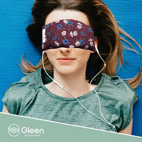 GLEEN Soft Weighted Eye Pillow | Hot Cold Eye Mask for Sleep | Weighted Pillo...