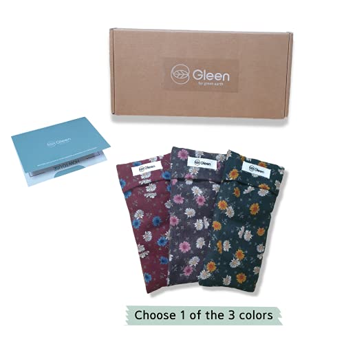 GLEEN Soft Weighted Eye Pillow | Hot Cold Eye Mask for Sleep | Weighted Pillo...