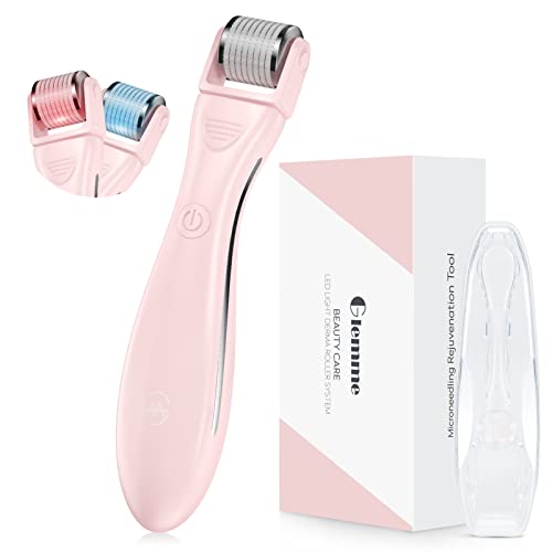 Microneedle Derma Roller for Face Skin Body and Hair Growth, Facial Dermaroll...