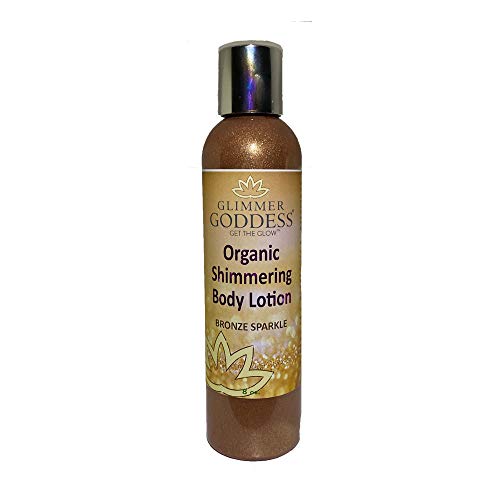 Glimmer Goddess Organic Body Shimmer Lotion - Super Level 3 Bronze Body Shimm...