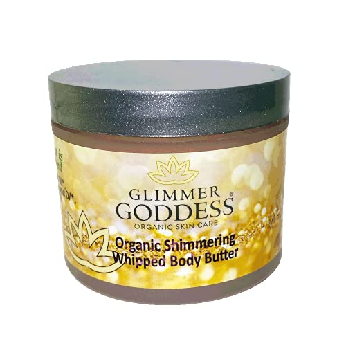 Glimmer Goddess Organic Whipped Body Butter - Sexy Level 2 Diamond Shimmer, 4...