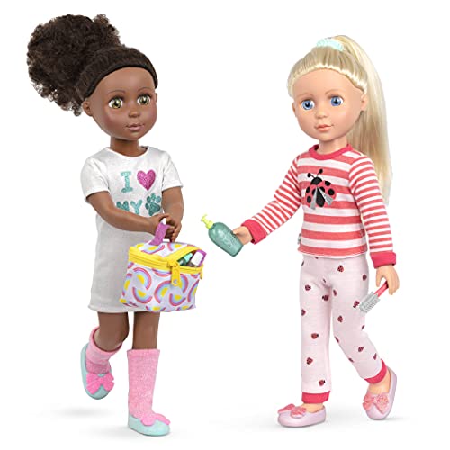 Glitter Girls Dolls by Battat – Travel Bag & Styling Set – Handbag, 2 Hair El...