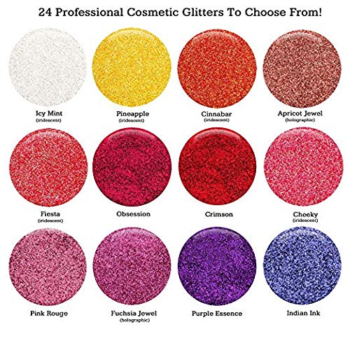 GLITTIES - Cinnabar - Cosmetic Grade Extra Fine (.006") Loose Glitter Powder ...