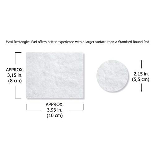 Global Cotton Pads, Professional Cotton Pads for Face, 200 Count & Maxi Size ...