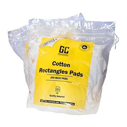 Global Cotton Pads, Professional Cotton Pads for Face, 200 Count & Maxi Size ...
