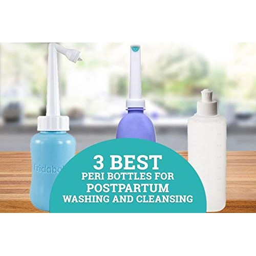 Lavette Perineal Cleansing Irrigation Bottles Baby Peri Wash - Pack of 3