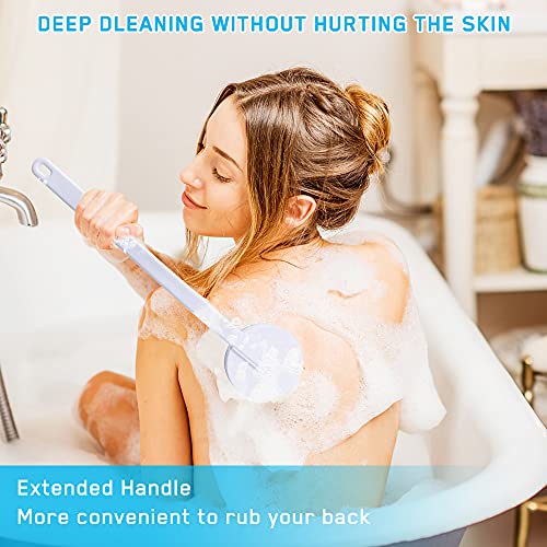 Globalstore Back Scrubber for Shower, 3 in 1 Multifunction Shower Brush Set L...