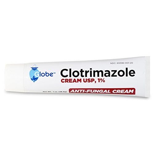 (5 pack) Globe Clotrimazole Antifungal Cream 1% (1 oz) Relieves the itching, ...