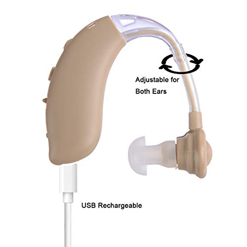 Hearing Amplifier Aid Rechargeable Digital Personal Sound Amplifier Devices P...