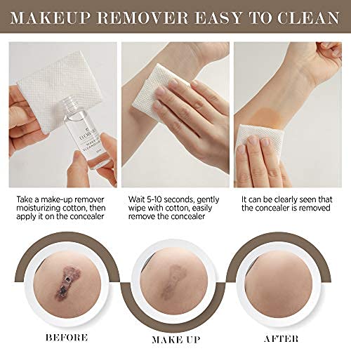 Glossiva Tattoo Concealer - Skin Concealer - Waterproof - For Dark Spots, Sca...