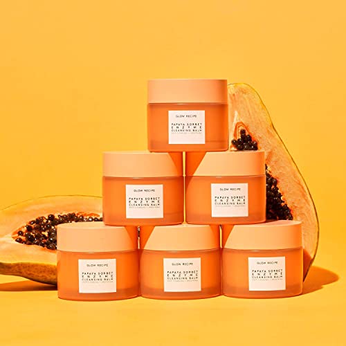 Glow Recipe Double Cleansing Kit for Glowing Skin - Includes Exfoliating Papa...