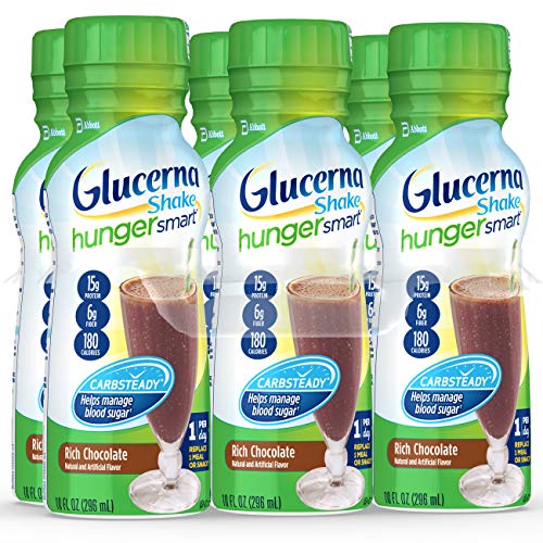 Glucerna Hunger Smart Shake, Diabetic Drink, Blood Sugar Management, 15g Prot...