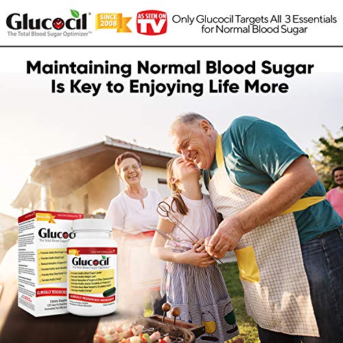 Glucocil – The Total Blood Sugar Optimizer, Over 1 Million Bottles Sold, Prem...