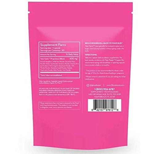 Gluteboost - Tata-Tastic Breast Enhancement Bundle - Natural Bust Enlargement...