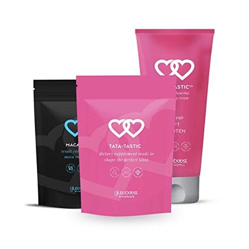 Gluteboost - Tata-Tastic Breast Enhancement Bundle - Natural Bust Enlargement...