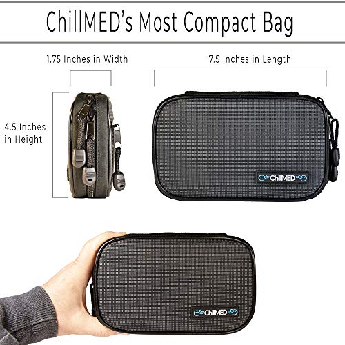 ChillMed® Companion Glucose Meter Case Diabetic Supply Bag an Organizer for T...