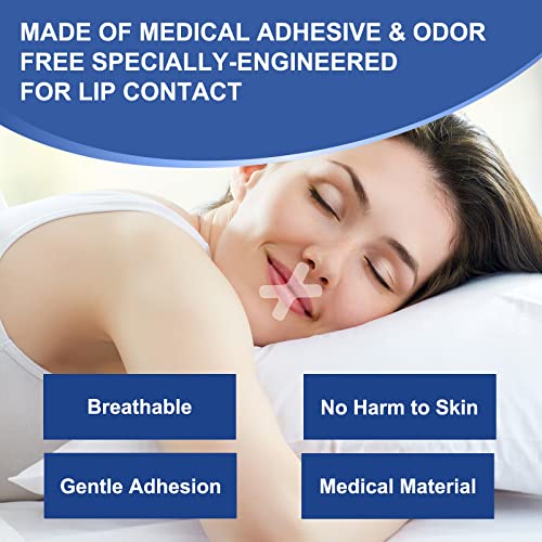Sleep Strips 120PCS Anti Snoring Gentle Mouth Tape for Nose Breathing Sleepin...