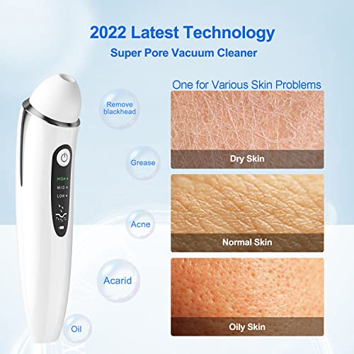 Blackhead Remover Pore Vacuum, 1080P WiFi Visible Facial Pore Ceaner, Skin Ca...