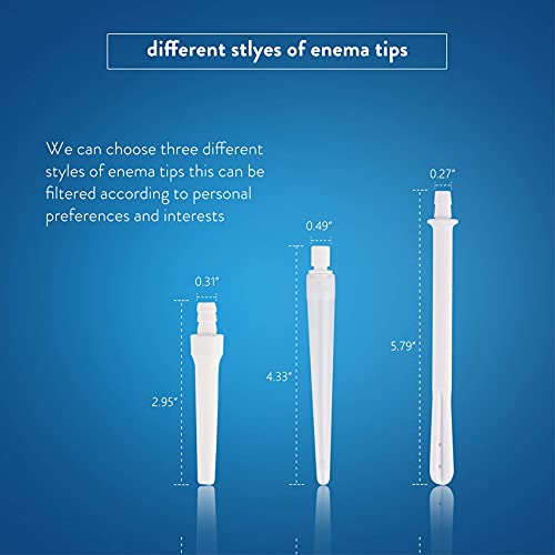 GNEGKLEAN Enema Kit Stainless Steel 1.5 Quart Capacity Bucket – 6.0ft Long Si...