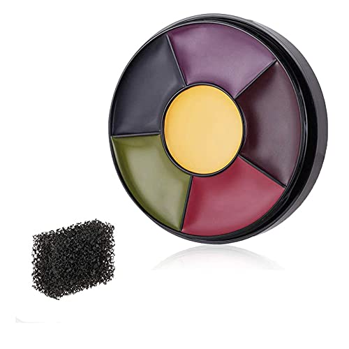 Go Ho 6 Colors Bruise Makeup Set for SFX,Bruises Wheel for Body Oil Paint The...