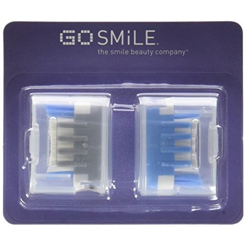 Go SMiLE Sonic Brush Head - Pack of 4 Replacements - Multiple Colors