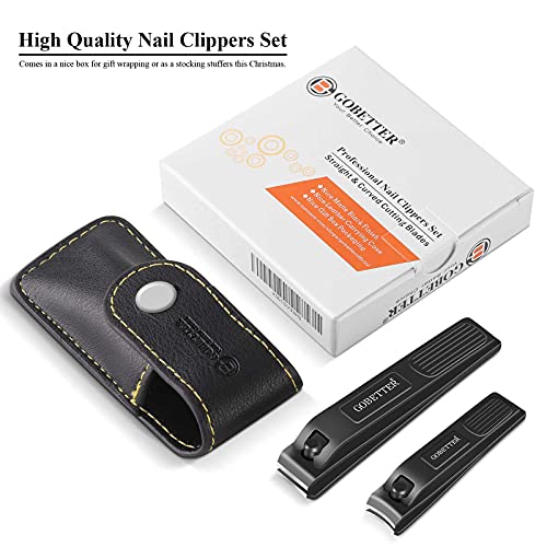 GOBETTER Nail Clippers Set, Toenail & Fingernail Clippers, Sharp and Durable ...