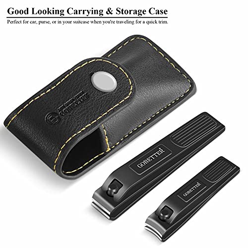 GOBETTER Nail Clippers Set, Toenail & Fingernail Clippers, Sharp and Durable ...