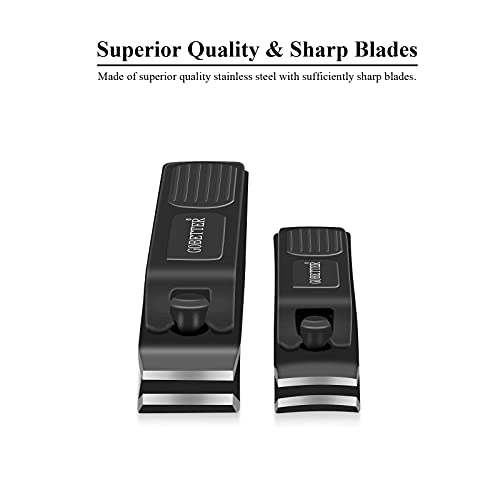 GOBETTER Nail Clippers Set, Toenail & Fingernail Clippers, Sharp and Durable ...