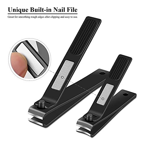 GOBETTER Nail Clippers Set, Toenail & Fingernail Clippers, Sharp and Durable ...