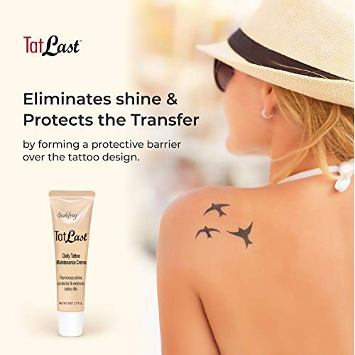 Godefroy TatLast Temporary Tattoo Shine Reduction and Protective Solution For...