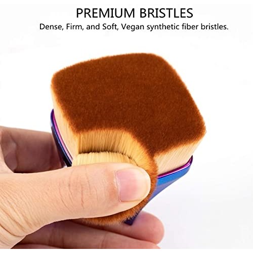 Professional Foundation Brush for Face, Synthetic Flat Top Kabuki Makeup Brus...