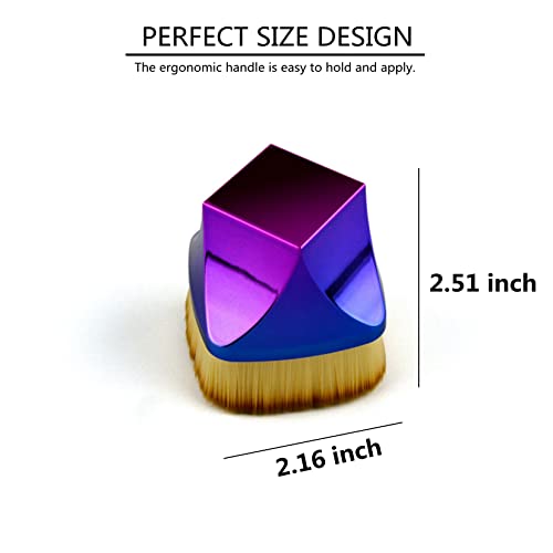 Professional Foundation Brush for Face, Synthetic Flat Top Kabuki Makeup Brus...