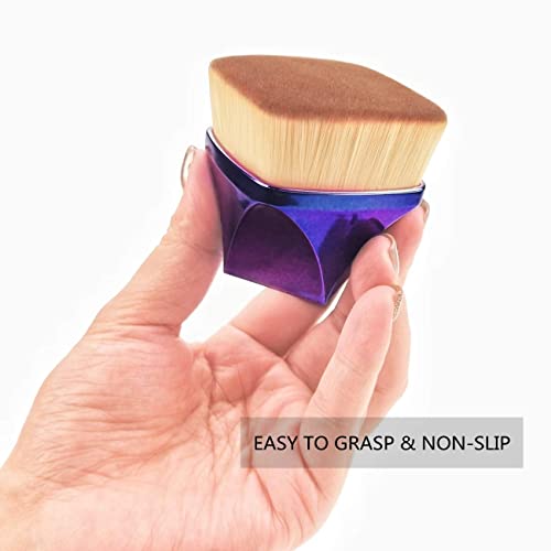Professional Foundation Brush for Face, Synthetic Flat Top Kabuki Makeup Brus...