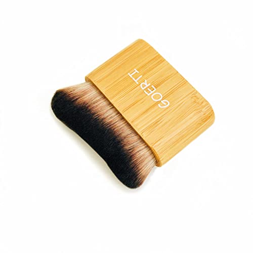 Professional Kabuki Brush with Travel Bag, Full Coverage Face and Body or Leg...