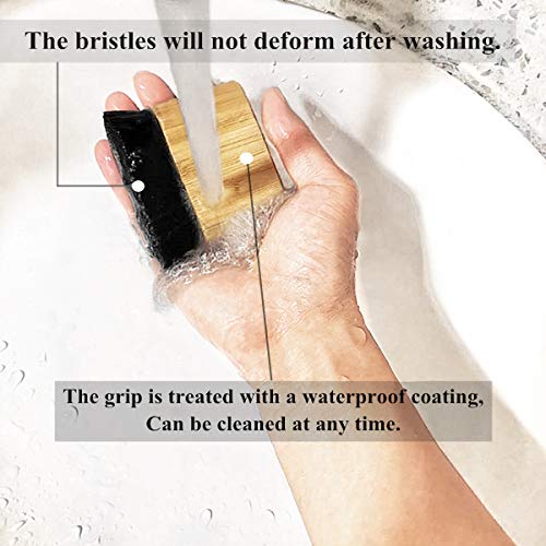 Professional Makeup Kabuki Foundation Brush for Face and Body Makeup, Bamboo ...